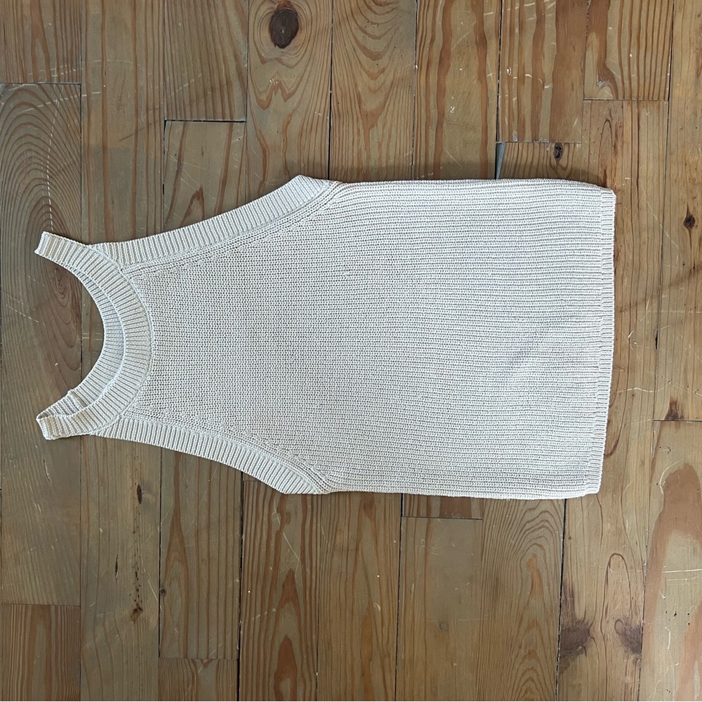Knit tank top